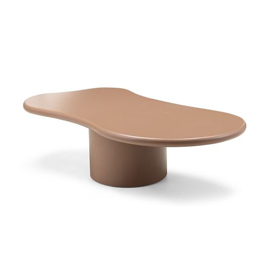 Monaco Coffee Table Cinnamon, Matte, Rounded Shapes