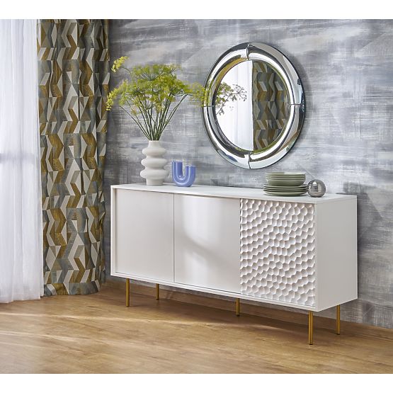 MOON Wall Mirror, Silver (1p=1pc)