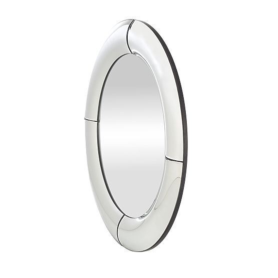 MOON Wall Mirror, Silver (1p=1pc)