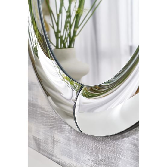 MOON Wall Mirror, Silver (1p=1pc)