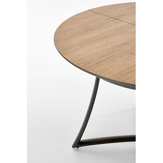 MORETTI Extendable Table Top - Golden Oak / Grey, Legs - Anthracite