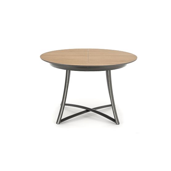 MORETTI Extendable Table Top - Golden Oak / Grey, Legs - Anthracite
