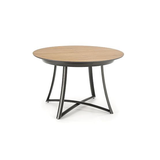 MORETTI Extendable Table Top - Golden Oak / Grey, Legs - Anthracite