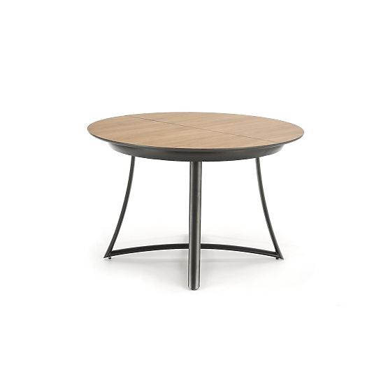MORETTI Extendable Table Top - Golden Oak / Grey, Legs - Anthracite