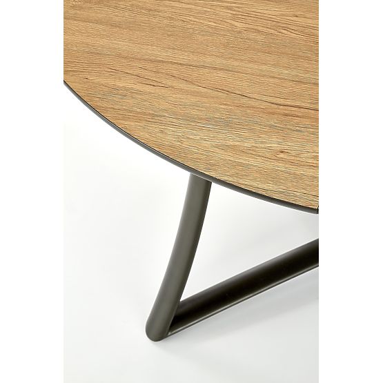 MORETTI Extendable Table Top - Golden Oak / Grey, Legs - Anthracite