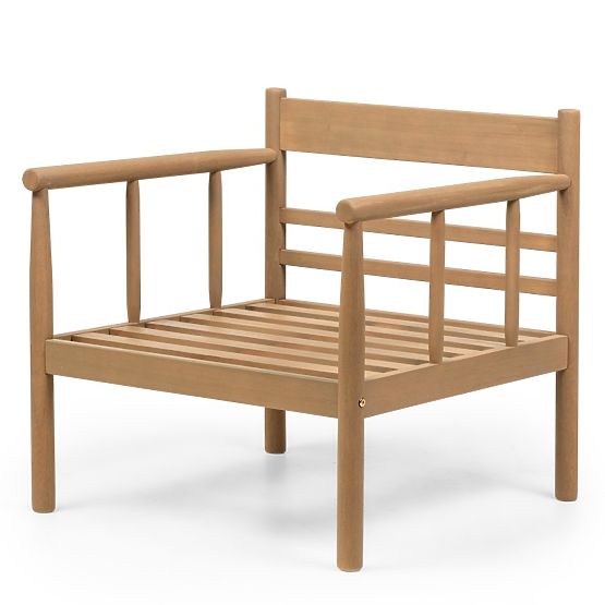 Mortlake Garden Furniture Set Eucalyptus Wood FSC, Teak Look, Light Beige