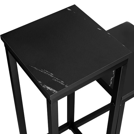 Munir Black Marble Plant Stand