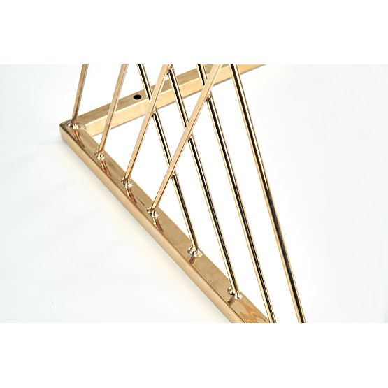 NANCY Table Gold / Transparent