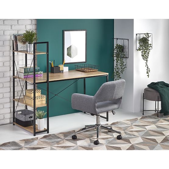 NARVIK B1 Desk - Sonoma Oak/Black