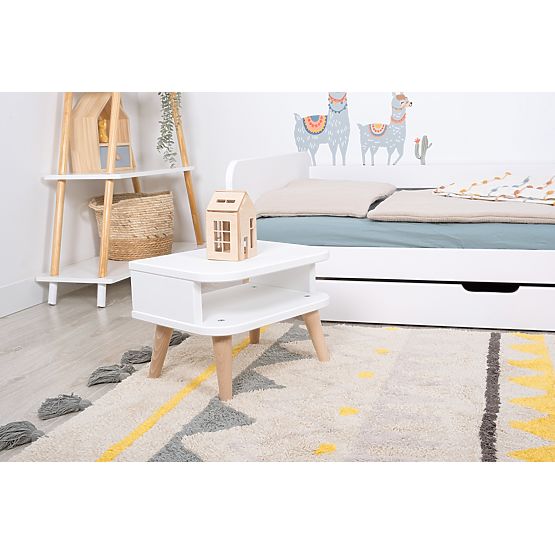 NELL bedside table - white