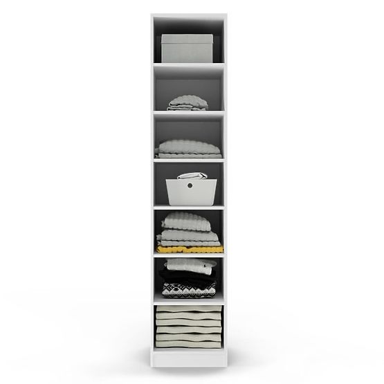 Neroli Wardrobe Frame/Interior with Shelves 45.6 cm, White