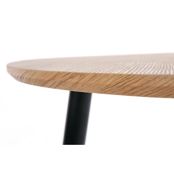 NICEA 2, set of 2 benches golden oak/black