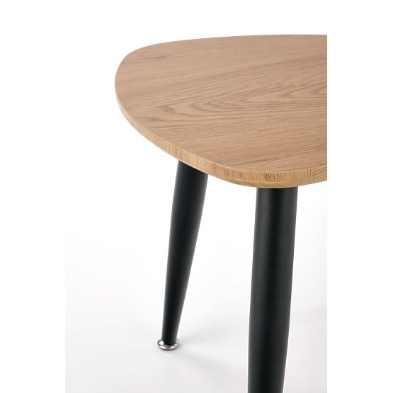 NICEA 2, set of 2 benches golden oak/black