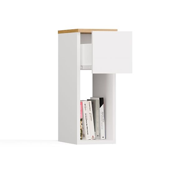Nightstand GALAX 20/1S WHITE-ARTISAN