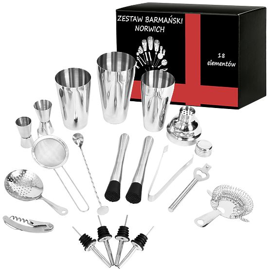 Norwich Premium Bartender Set 18 Pieces