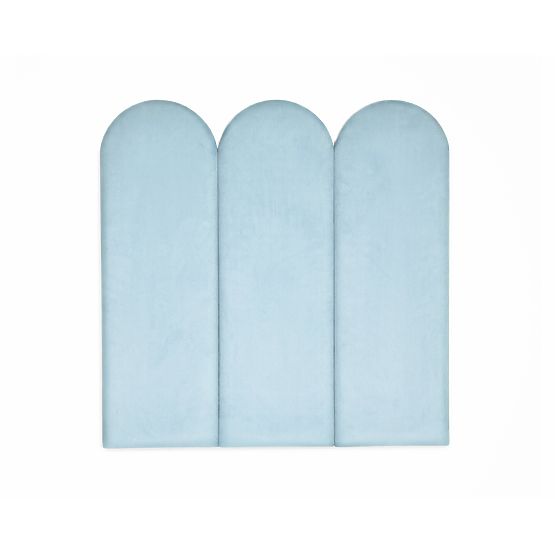 Upholstered Panel Oblouček - Baby Blue