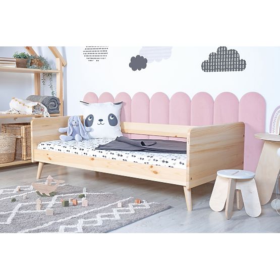 Upholstered Panel Oblouček - Powder Pink