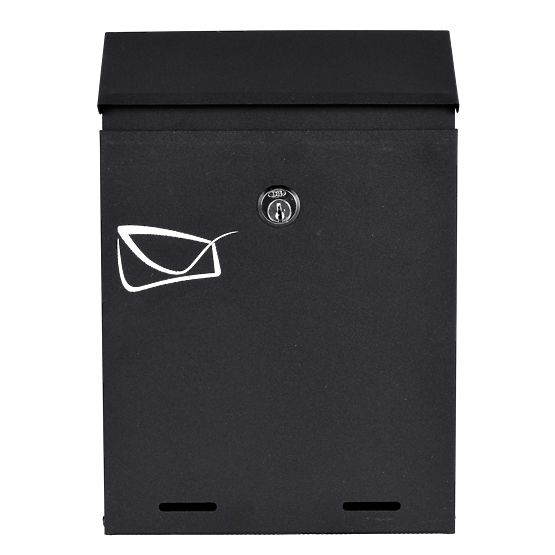 Odvin Black Mailbox for Letters