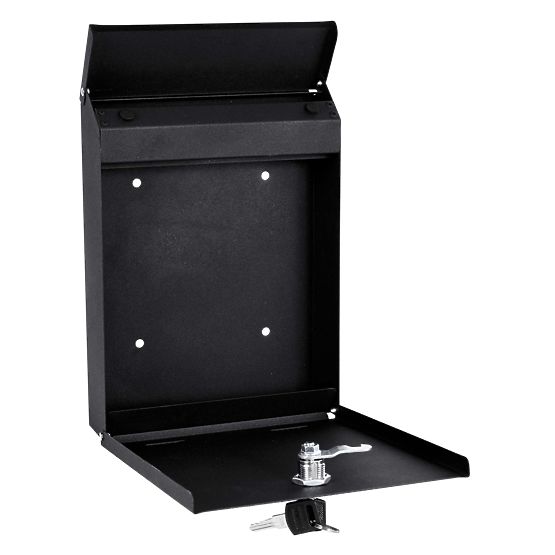 Odvin Black Mailbox for Letters