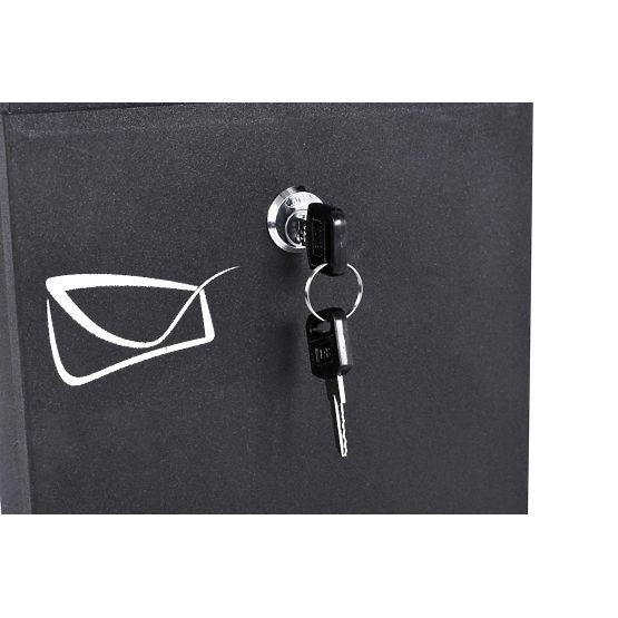 Odvin Black Mailbox for Letters