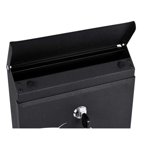 Odvin Black Mailbox for Letters