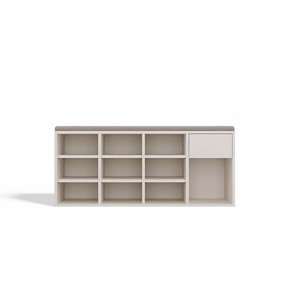 Open Shoe Cabinet TALLIN CASHMERE BEIGE for Hallway