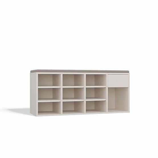 Open Shoe Cabinet TALLIN CASHMERE BEIGE for Hallway