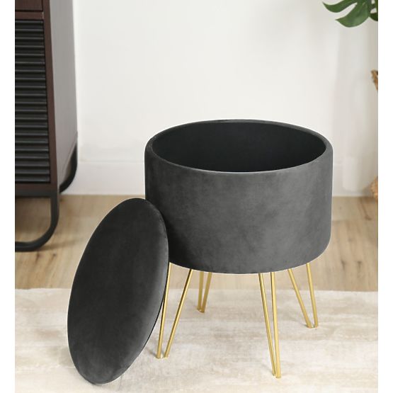 OPENING POUF LILI GRAPHITE
