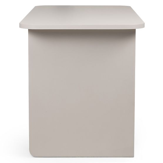 Orel Desk, Cashmere, Decorative Leg
