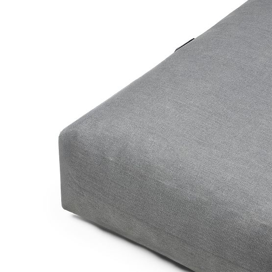 Ottoman for Vacuum Garden Corner Set with Cover, Gray