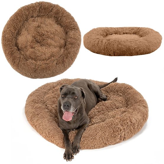 PET BED FOR DOG CAT PJ-011 BROWN L