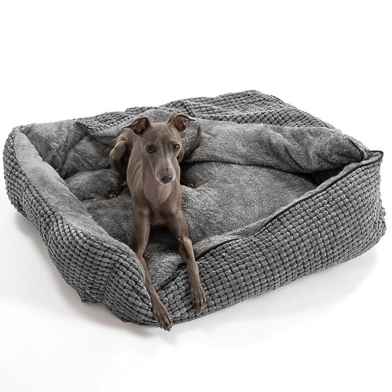 PET BED FOR DOGS CATS PJ-018 GRAY L