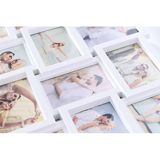 Photo Frame for 18 Photos Morka White