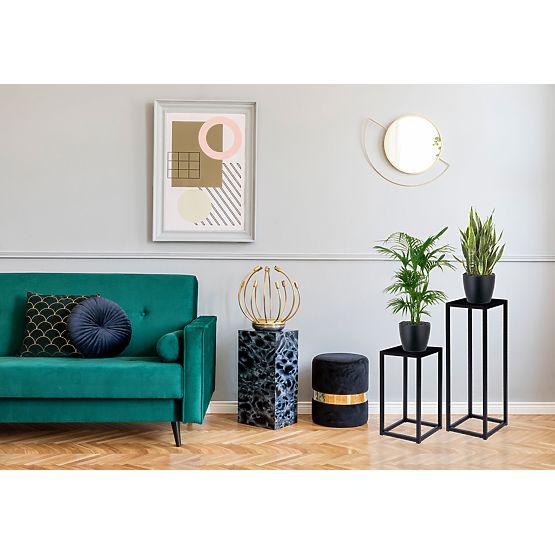 Piatto Loft 60 cm Black Plant Stand