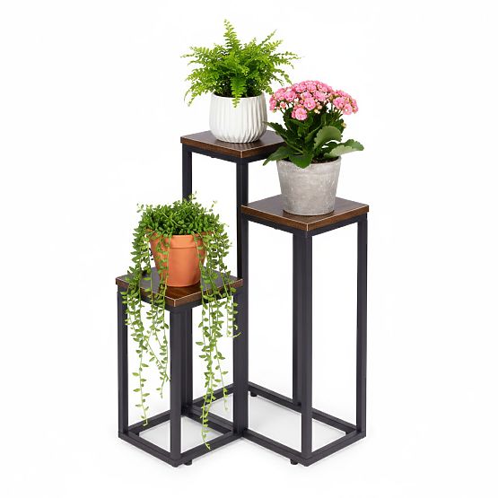 Plant Stand with 3 Shelves Loft ModernHome