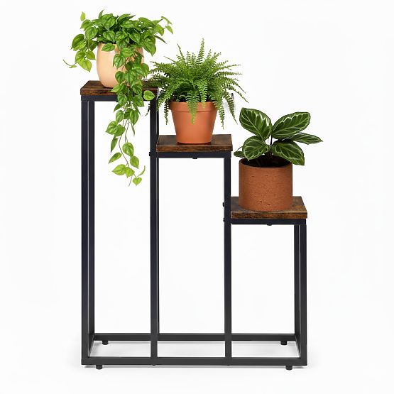 Plant Stand with 3 Shelves Loft ModernHome