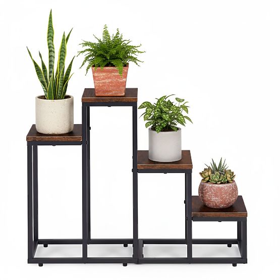 Plant Stand with 4 Shelves Loft ModernHome