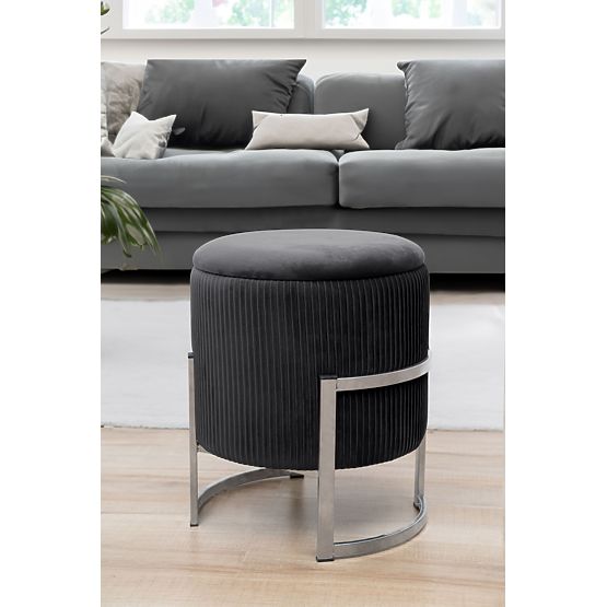 PORTO BLACK POUF