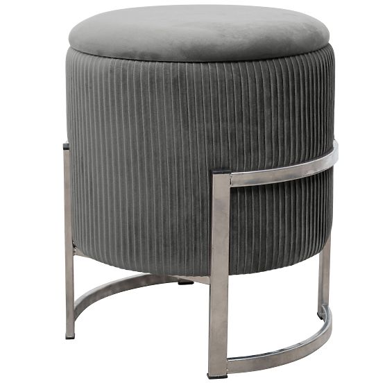 PORTO GRAPHITE POUF