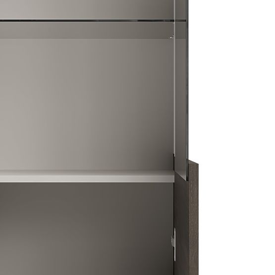 RANDOM 2-in-1 Display Cabinet Cashmere/Walnut/Black