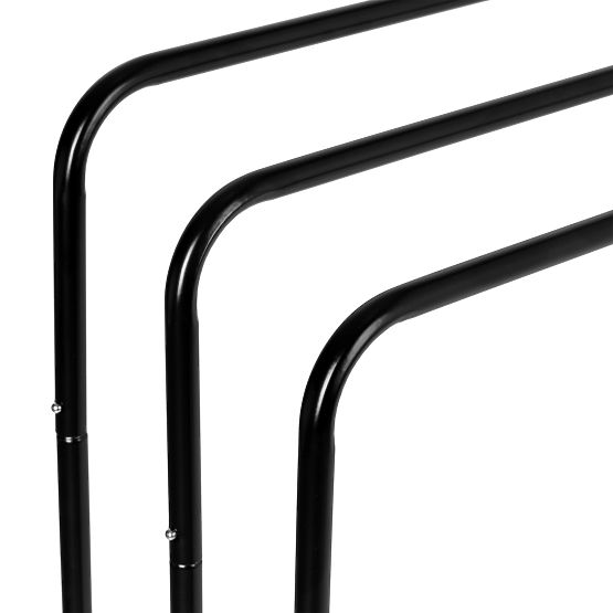 RATO Black Towel Stand