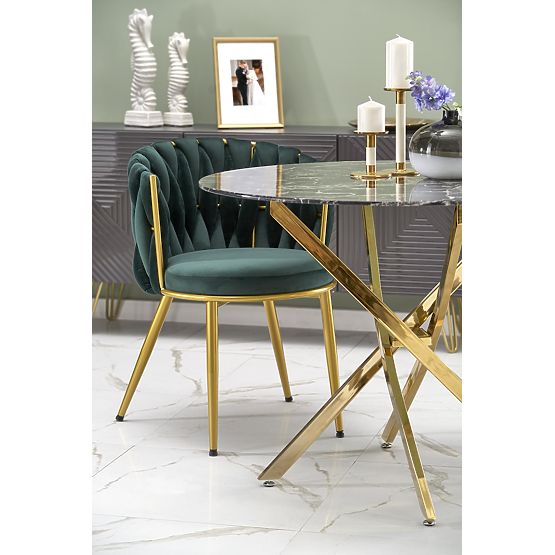 RAYMOND 2 Table, Top - Black Marble, Legs - Gold (2p=1pc)