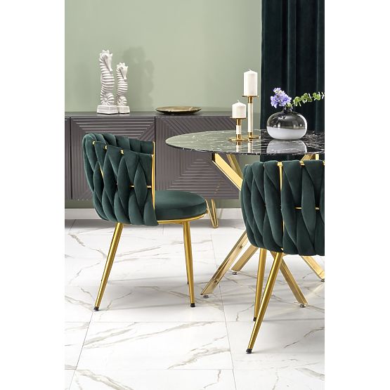 RAYMOND 2 Table, Top - Black Marble, Legs - Gold (2p=1pc)
