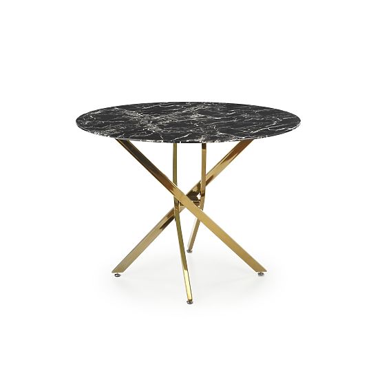 RAYMOND 2 Table, Top - Black Marble, Legs - Gold (2p=1pc)