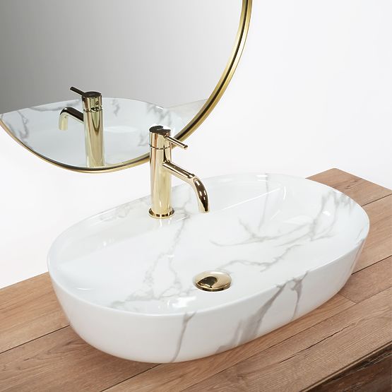 REA Aura 61 Marmo Shiny Sink