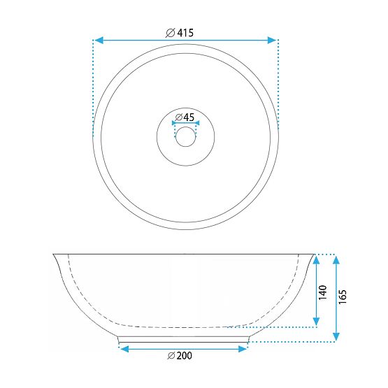 Rea Bella Furniture Washbasin