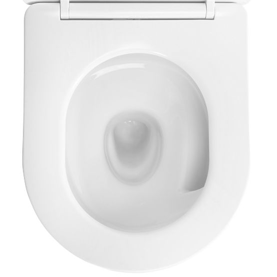Rea Carlo Mini Tornado NF Wall-Hung Toilet Bowl