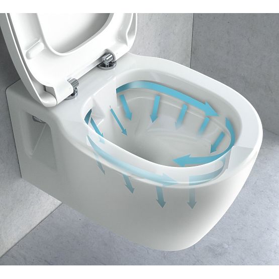 Rea Carter N2 Rimless Wall-Hung Toilet Bowl