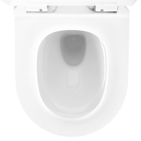 Rea Carter Tornado Aiax Shiny Wall-Hung Toilet Bowl