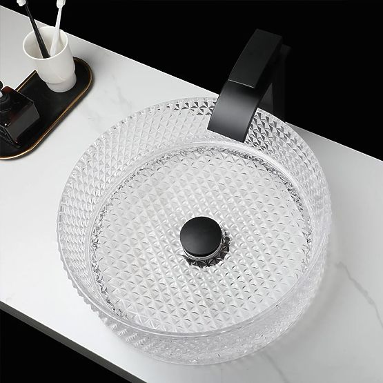 Rea Cristal Transparent 35 Furniture Washbasin